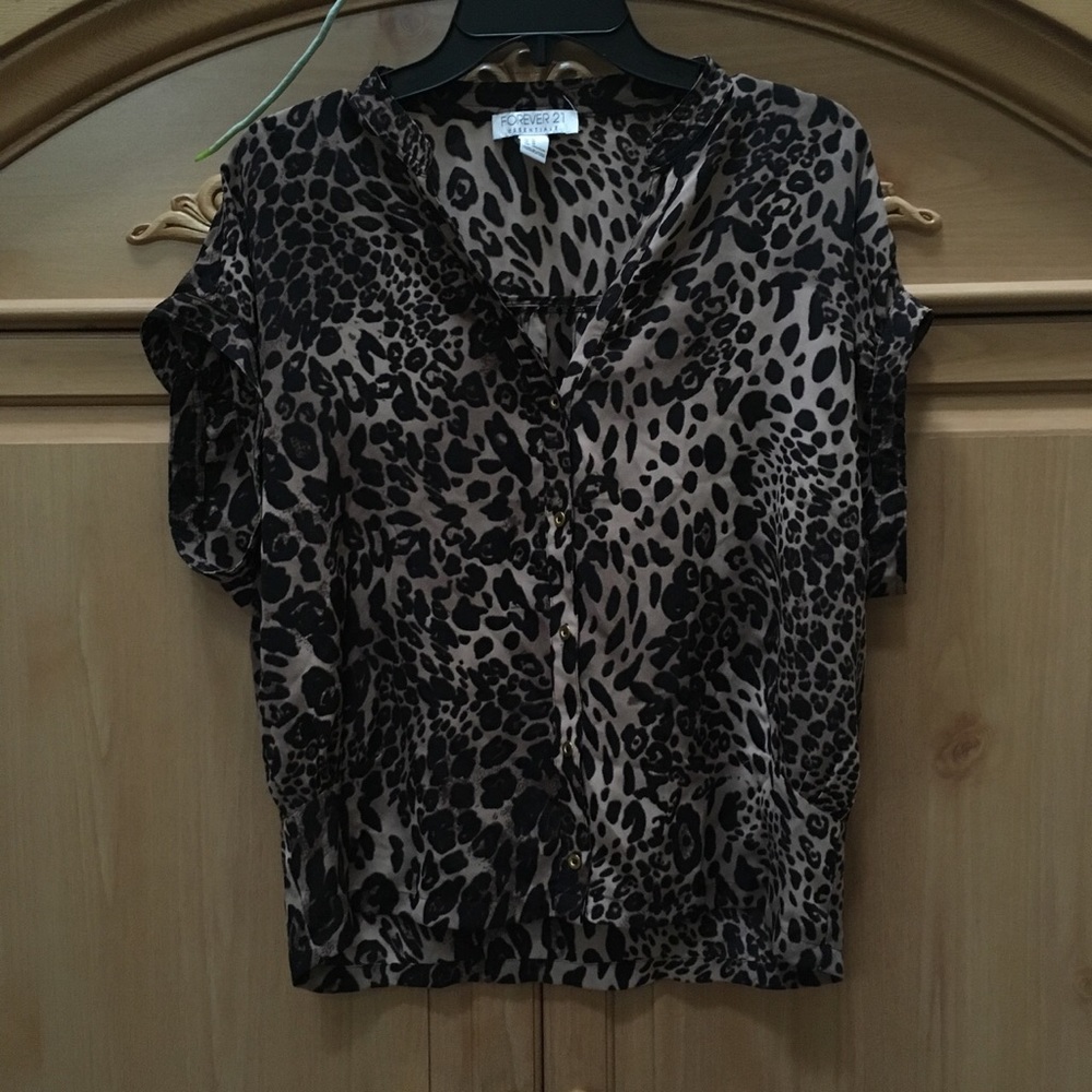 Cheetah blouse